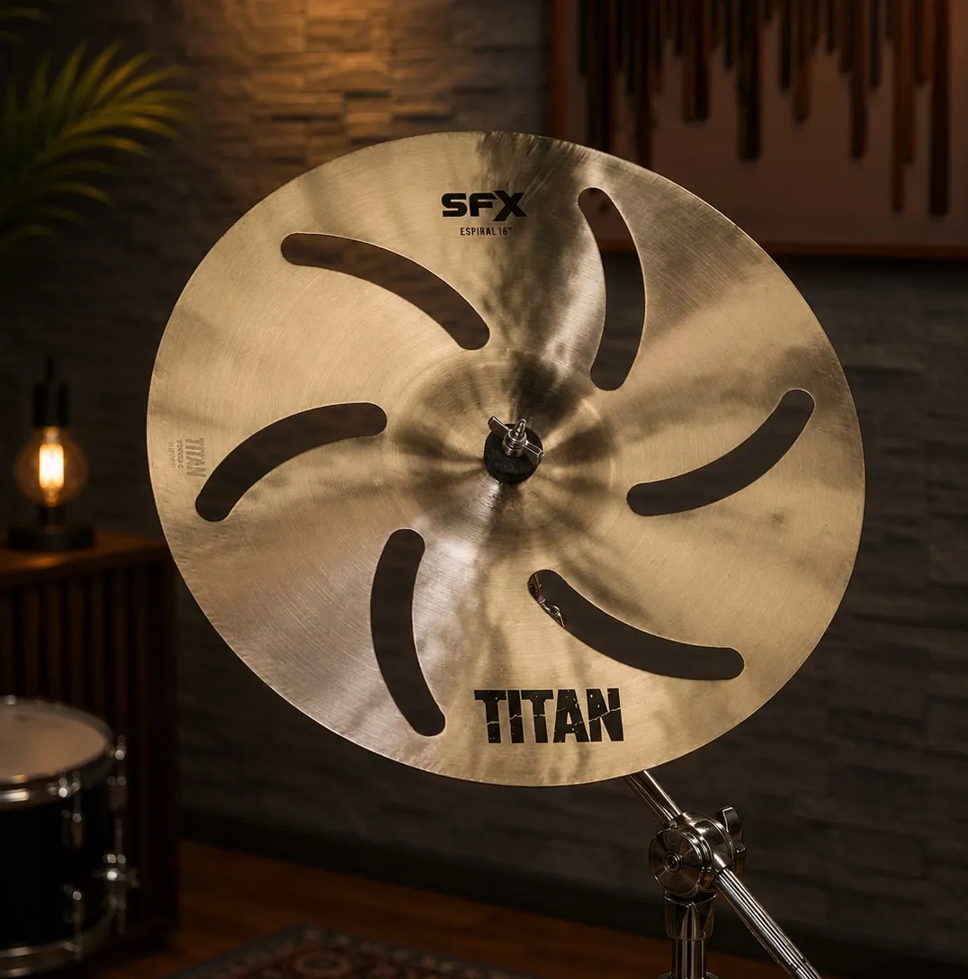 Crash Titan SFX Series Espiral Fast Crash 14" em Bronze 20 TNS14ES