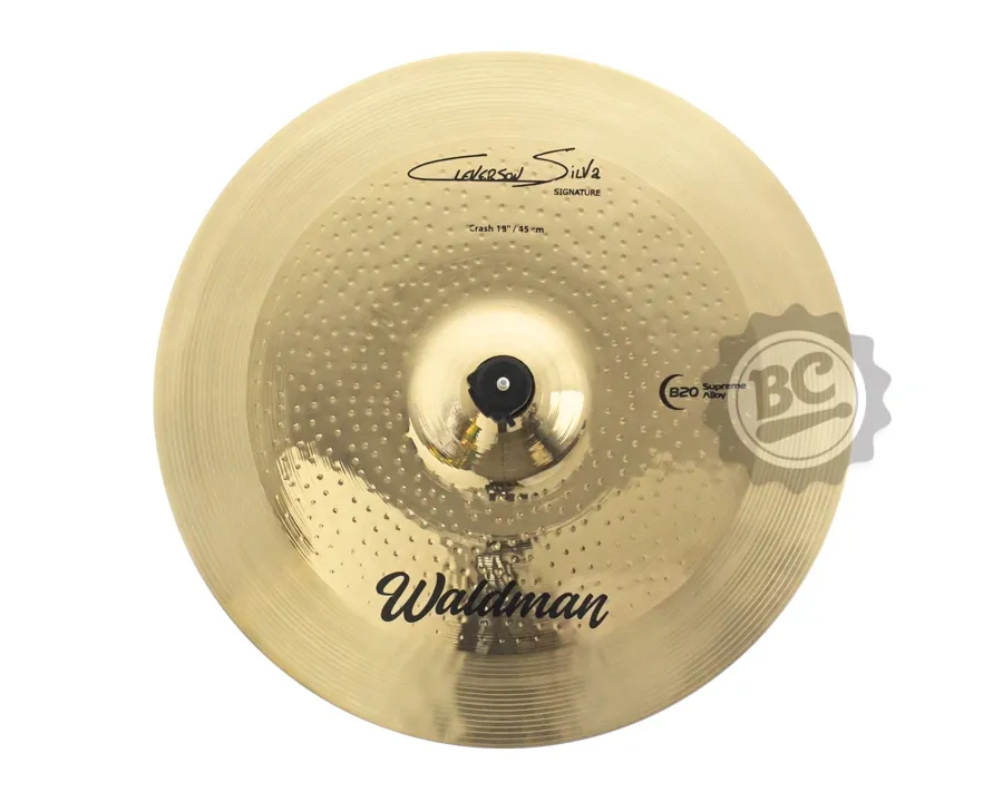 Crash Waldman Signature Cleverson Silva 18" Hybrid Finish em Bronze B20 CS20-CR18