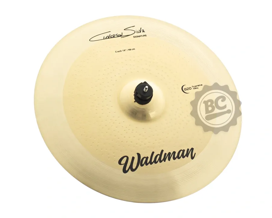 Crash Waldman Signature Cleverson Silva 19" Hybrid Finish em Bronze B20 CS20-CR19