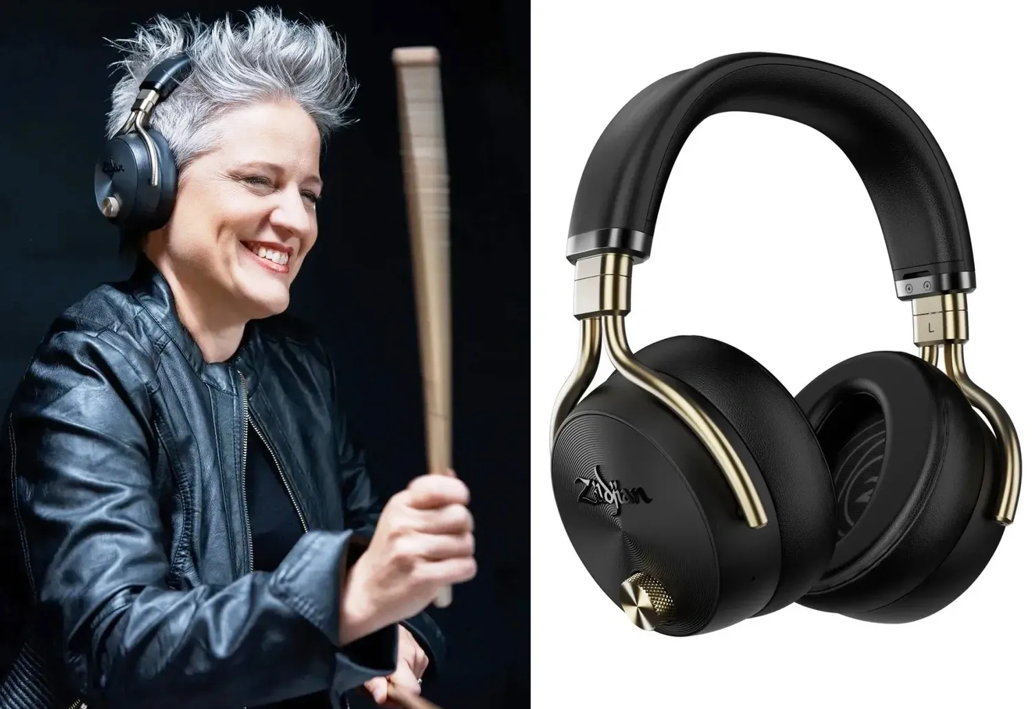 Fone Bluetooth Zildjian Alchem-E Perfect Tune Black ZXHP0012 com Bag para Bateristas e uso geral (16637)