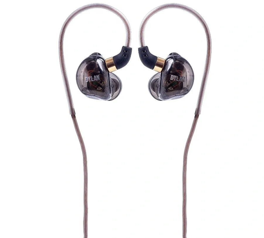 Fone de Ouvido Dylan DE-115 Black In Ear com cabo destacável, bag e kit de plugs de ouvido