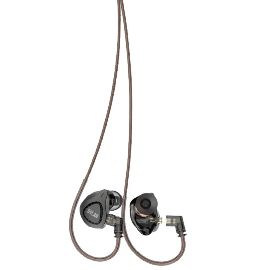 Fone de Ouvido Dylan DE-515BK Black In Ear com cabo destacável, bag e kit de plugs de ouvido