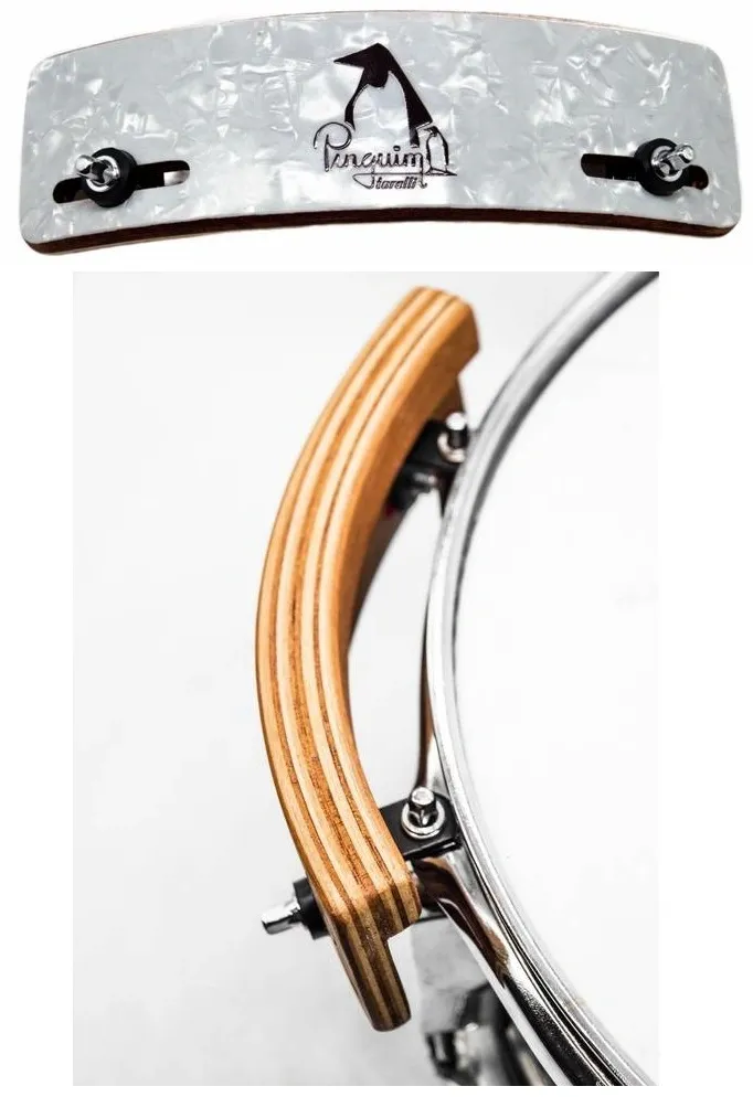 Groove Wedge Pinguim Wood Shot Polar White TWS43 aumente o volume do aro de caixa e potencialize o sidestick