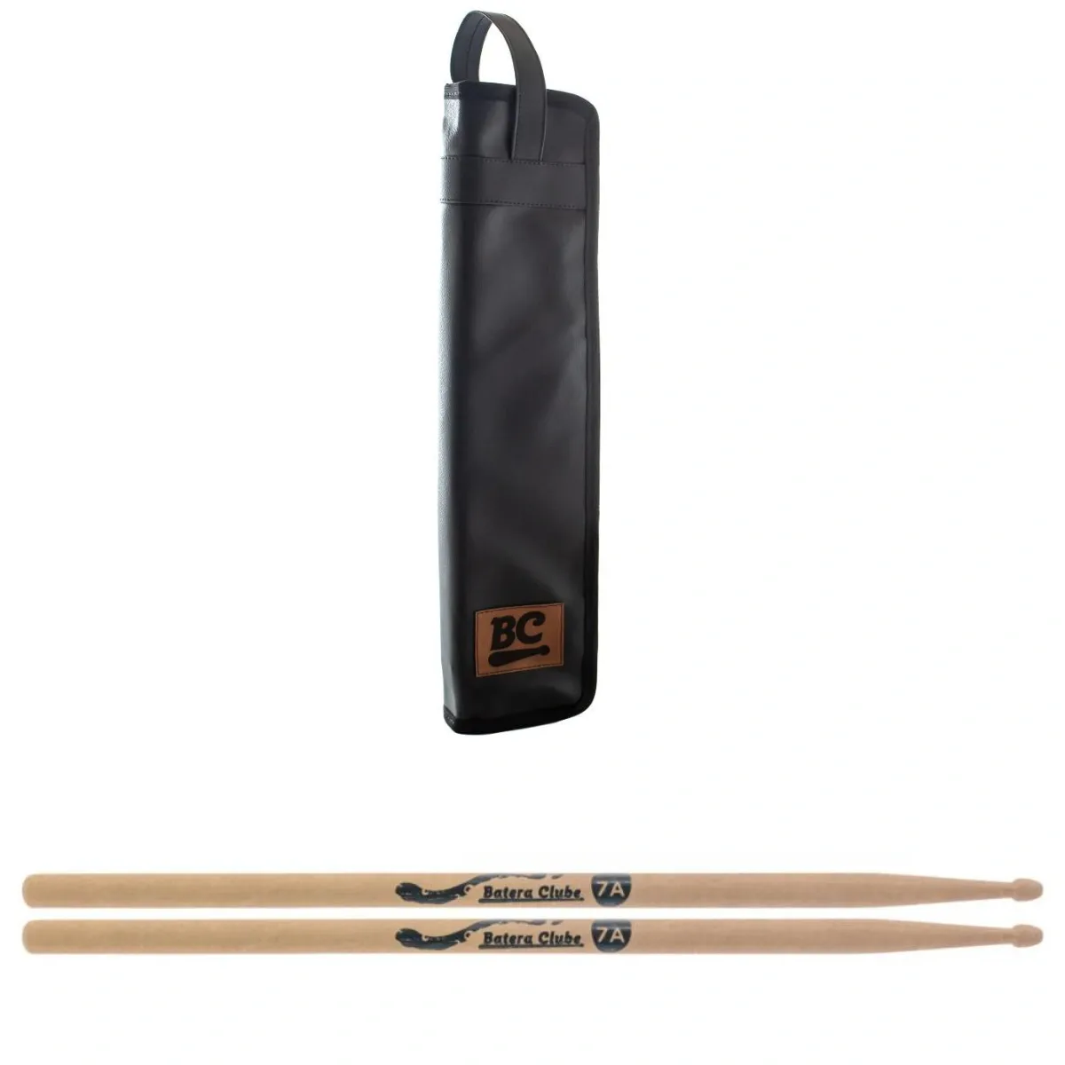 Par Baqueta 7a Batera Clube E Bag Preto