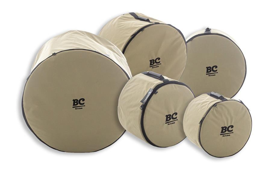 Kit de Bags Batera Clube Signature BC Via Sarja para Tons 10", 12", Surdo 14", Bumbo 20" e Caixa