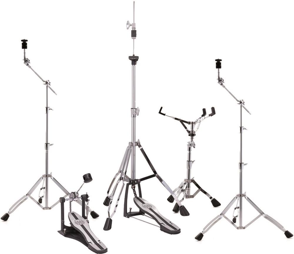 Kit de Ferragens Mapex HP4005 Storm Series 400 com Hihat, 2 Girafas, Est. Caixa e Pedal