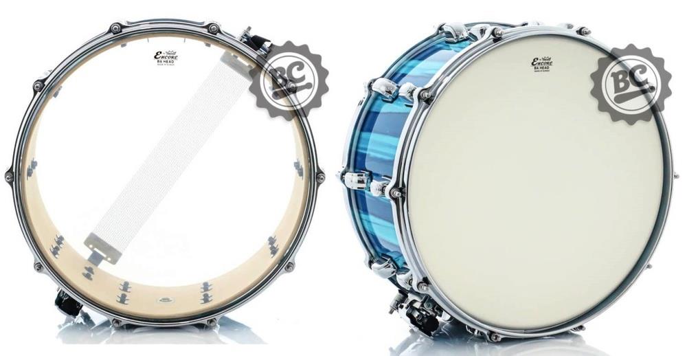 Kit de Peles de Caixa Remo Encore Ambassador Coated 14" e Hazy 14" Resposta (10632)