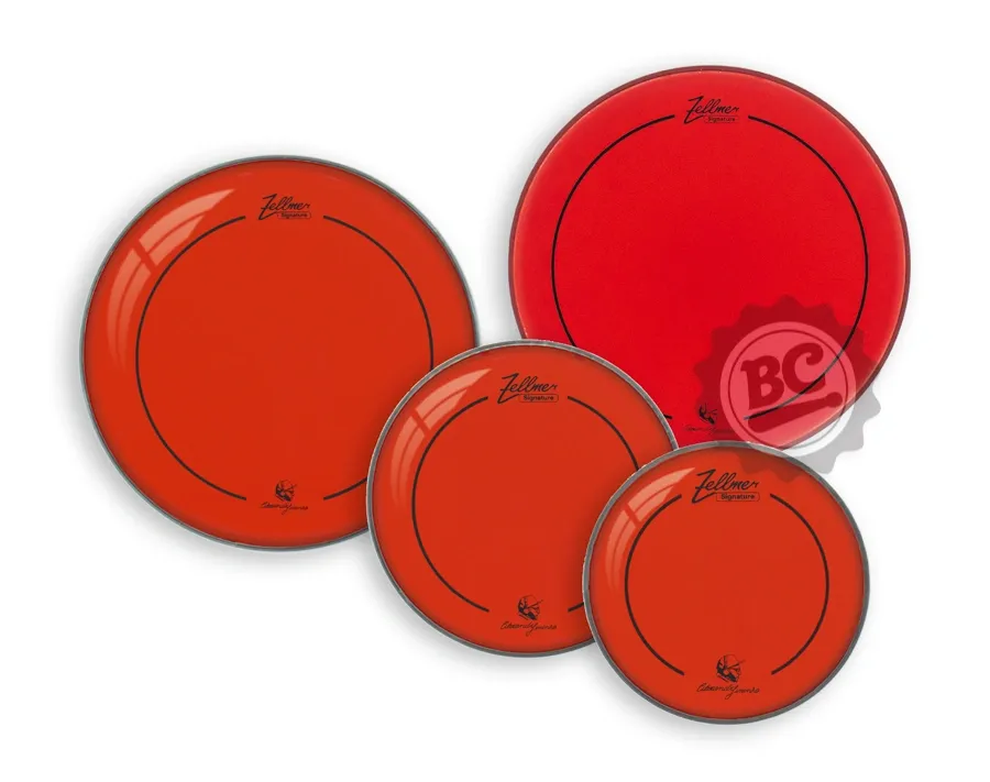 Kit de Peles Zellmer Signature Alexandre Fininho Red Clear 10", 12", 14" e 14" (caixa)