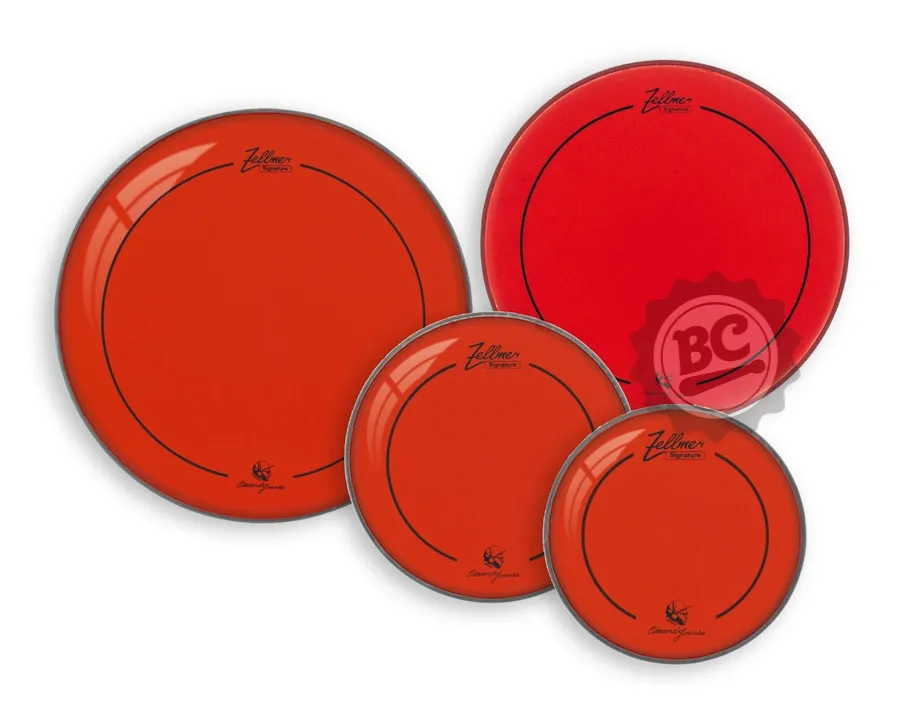 Kit de Peles Zellmer Signature Alexandre Fininho Red Clear 10", 12", 16" e 14" (caixa)