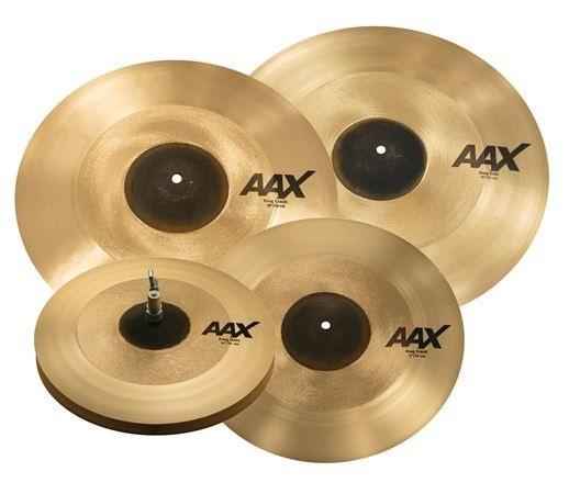 Kit de Pratos Sabian AAX Freq Performance com Crash 16" e 18", Chimbal 14", Ride 21" 25005XFC