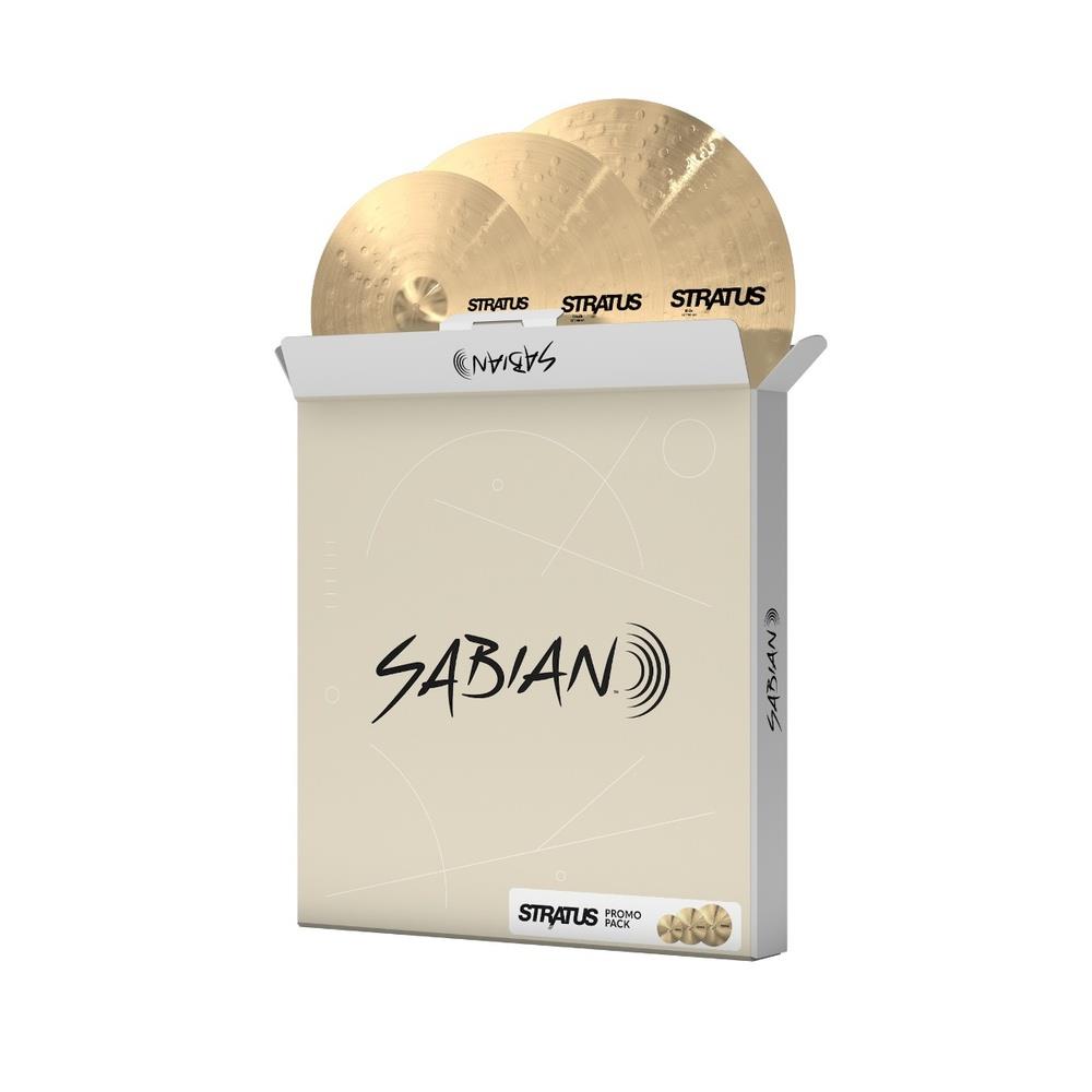 Kit de Pratos Sabian Stratus Traditional B20 Big com Chimbal 15", Crash 19" e Ride 22 S5005