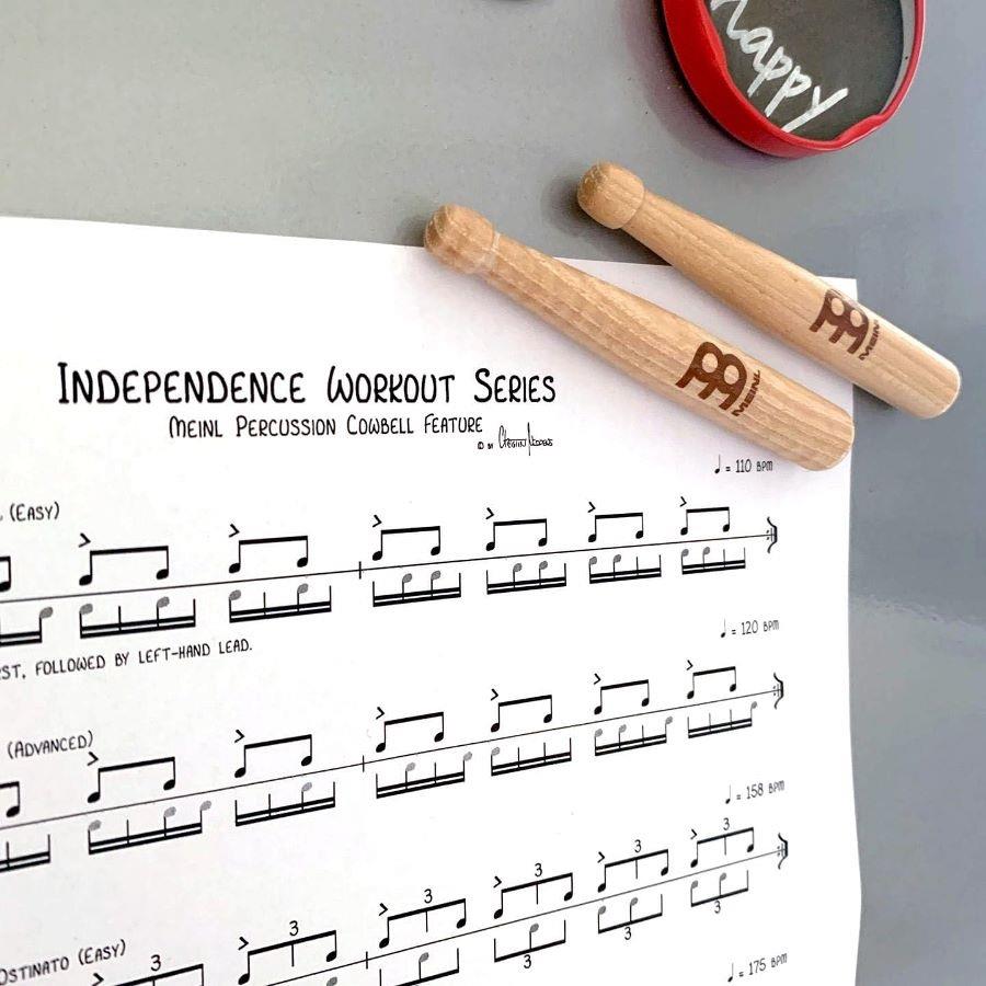 Magnéticos ímã de geladeira e metal Meinl SB513 Drumstick Magnet par em formato de baqueta