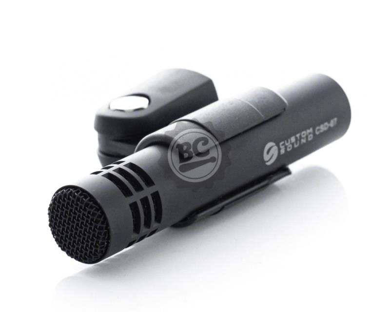Microfone CS Custom Sound CSD2 Dinâmico para over, caixa e uso geral em bateria e outros instrumentos