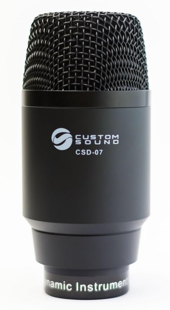 Microfone de Bumbo Custom Sound CSD1 dinâmico unidirecional com excelente captação e definição