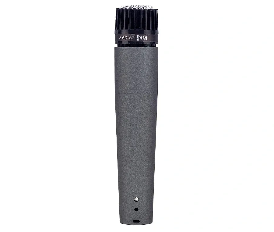 Microfone Dylan SMD-57 Dinâmico para Caixa, Over e Uso Geral em Bateria e outros instrumentos
