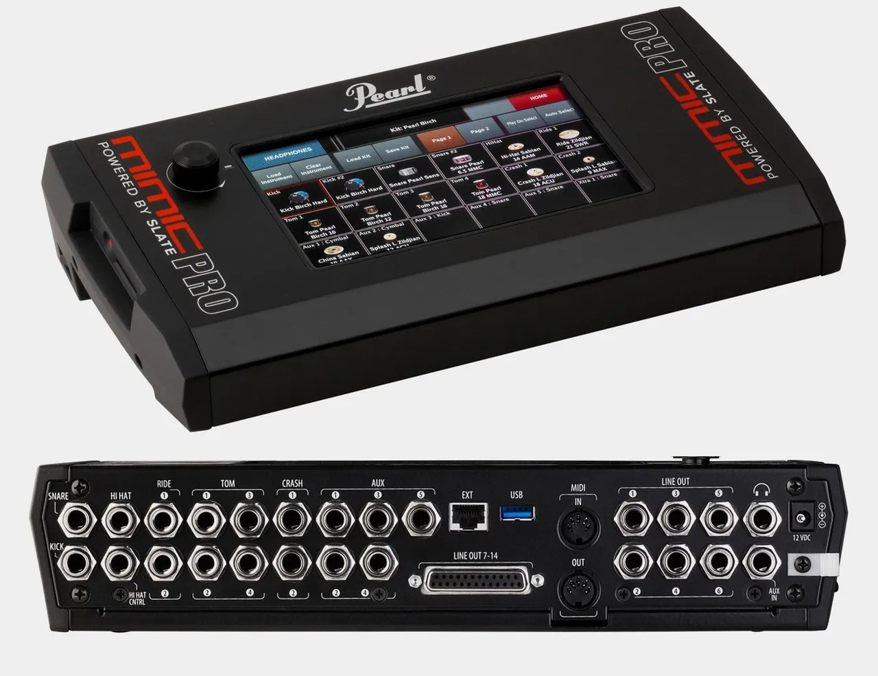 Módulo de Bateria Eletrônica Pearl Mimic Pro MIMP24B com 16 entradas um dos melhores TOP do mundo