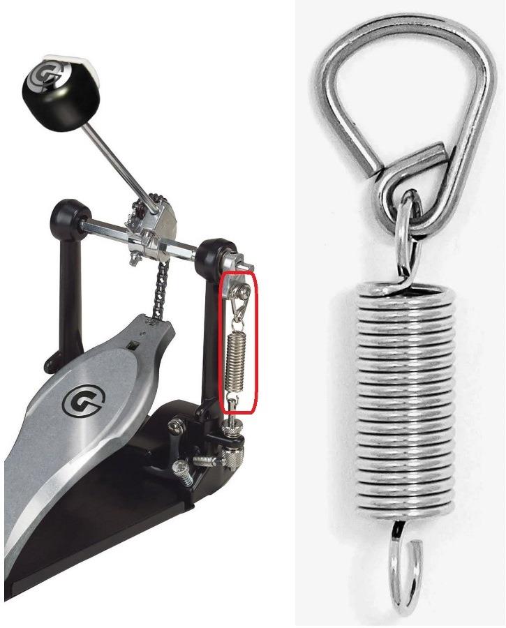 Molas de Pedal Gibraltar SC-0052 com Elo Kit com 2 Argolas Compatível com Diversos Pedais (019381)