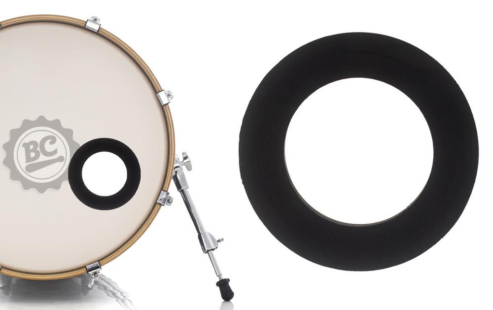 Anel Protetor de Furo do Bumbo D-Tuner Black BD-Ring com 5" proteja e decore o furo do bumbo DT13
