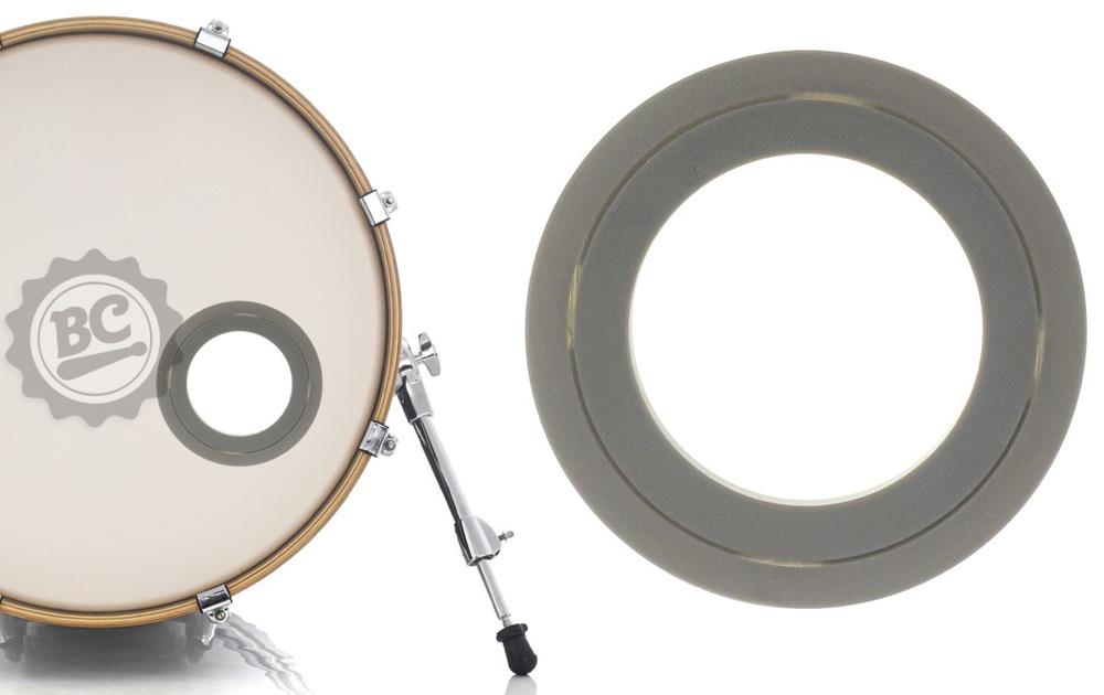 Anel Protetor de Furo do Bumbo D-Tuner Branco BD-Ring com 5" proteja e decore o furo do bumbo DT14