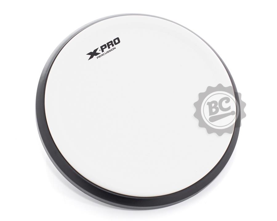Pad de Bateria Eletrônica X-Pro C. Ibañez 10" White Dual Zone compatível com a maioria das marcas