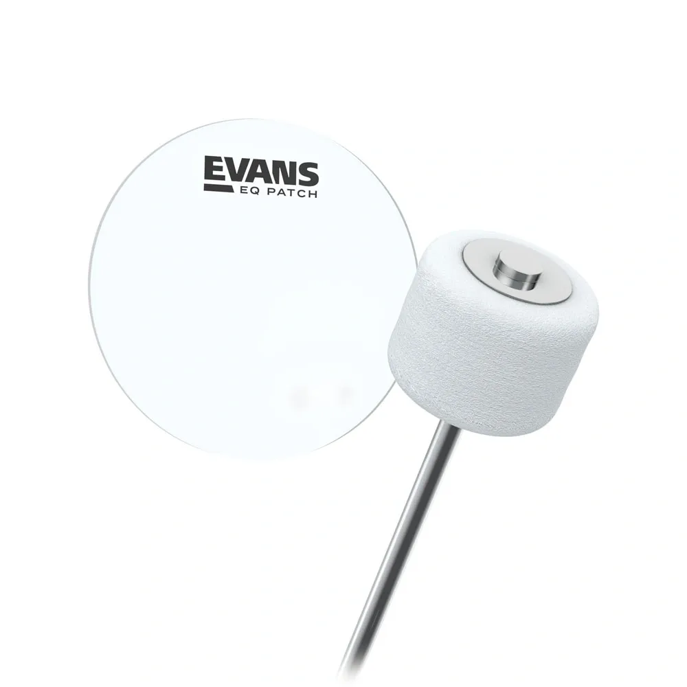 Pad de Bumbo Evans EQ Patch EQPC1 com 2 unidades (Pedal Simples) Pad Kick (014110)