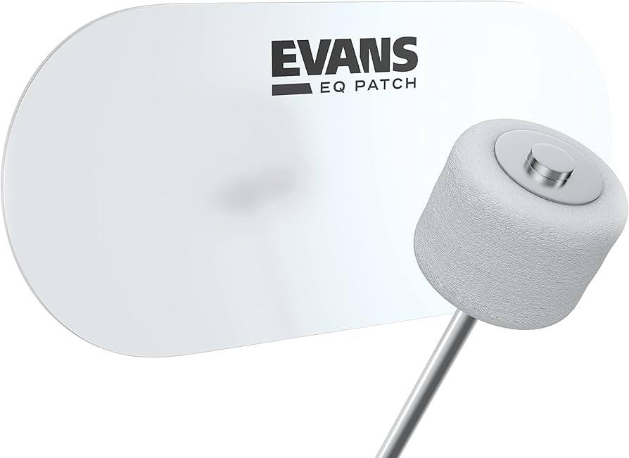 Pad de Bumbo Evans EQ Patch EQPC2 com 2 Unidades (Pedal Duplo) Pad Kick (014111)
