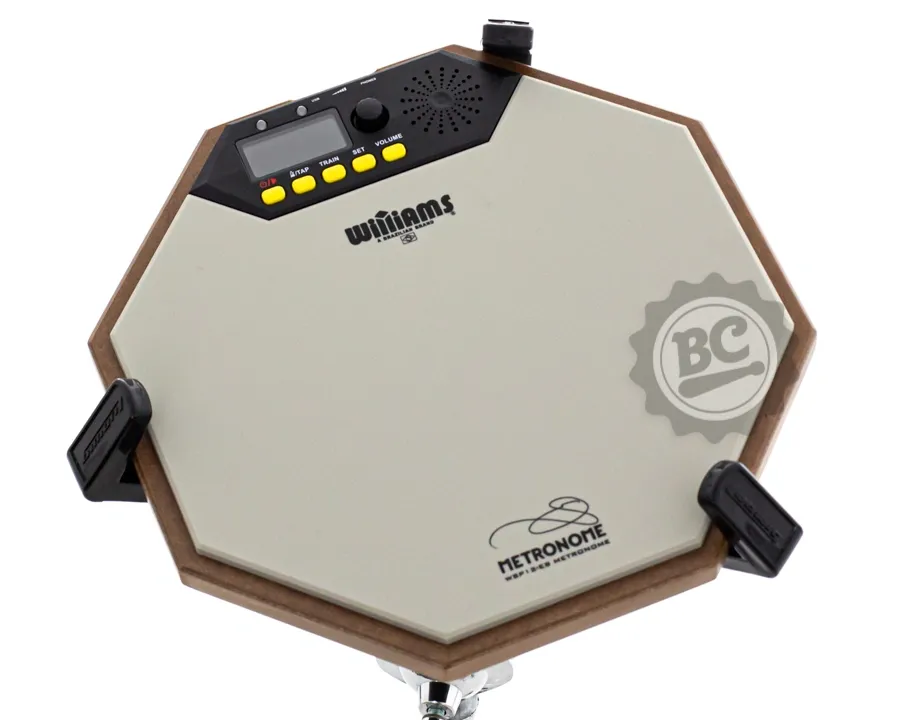 Pad de Estudo Digital Williams Metronome 12" com metrônomo, contador de toques e função tap