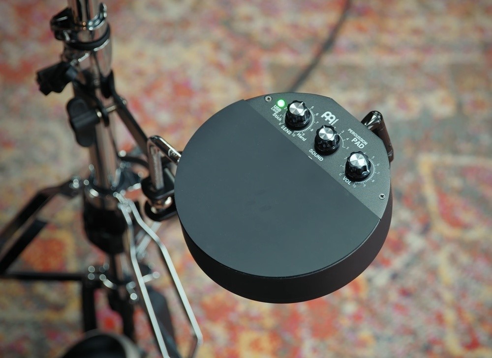 Pad de Estudo e de Efeitos Meinl Compact Percussion Pad MCPP simulador de sons digitais e estudo