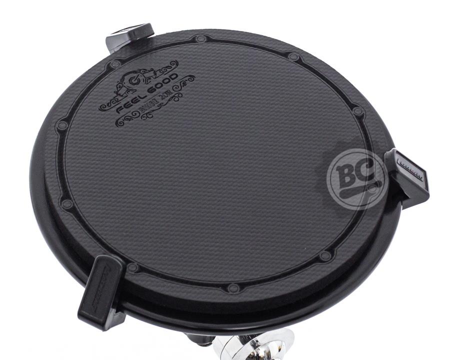 Pad de Estudo Feel Good Comfort 10" All Black Natural borracha nas 2 partes Made in Brazil Gourmet Artesanal