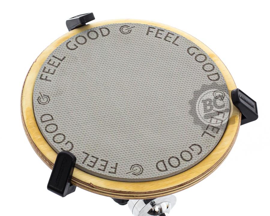 Pad de Estudo Feel Good Comfort 12" Cinza MDF Natural borracha nas 2 partes Made in Brazil Gourmet Artesanal