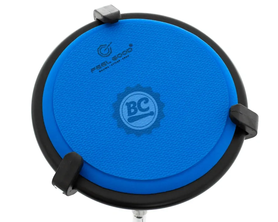 Pad de Estudo Feel Good Tradicional Blue 10" borracha nas 2 partes Made in Brazil Gourmet Artesanal