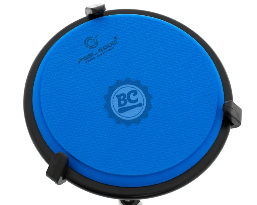 Pad de Estudo Feel Good Tradicional Blue 12" borracha nas 2 partes Made in Brazil Gourmet Artesanal