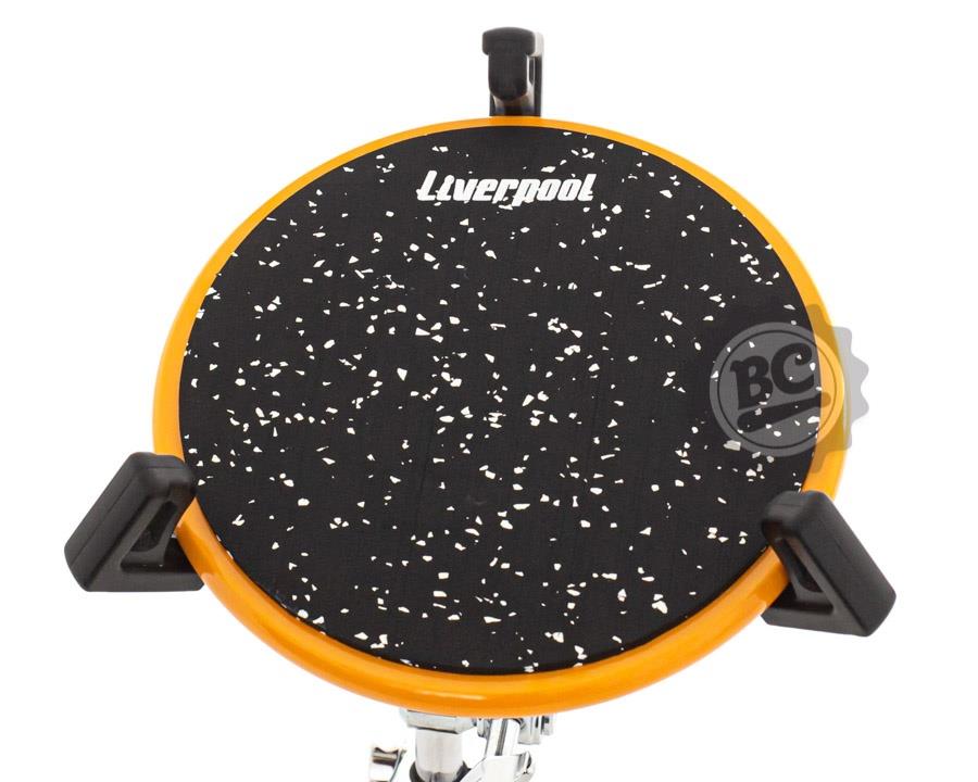 Pad de Estudo Liverpool Double Face 12" para estudar com 2 densidades de borracha e rebotes (11591)