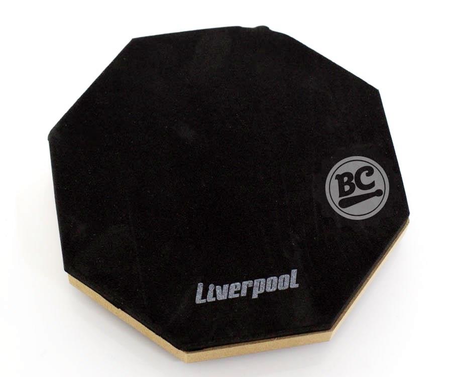 Pad de Estudo Liverpool EVA Black 06" Octavado em MDF com pés de borracha inferior (PAD6)
