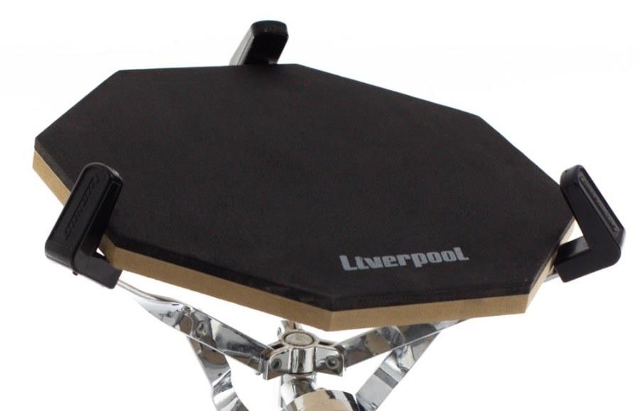 Pad de Estudo Liverpool EVA Black 12" Octavado em MDF com pés de borracha inferior (5604)