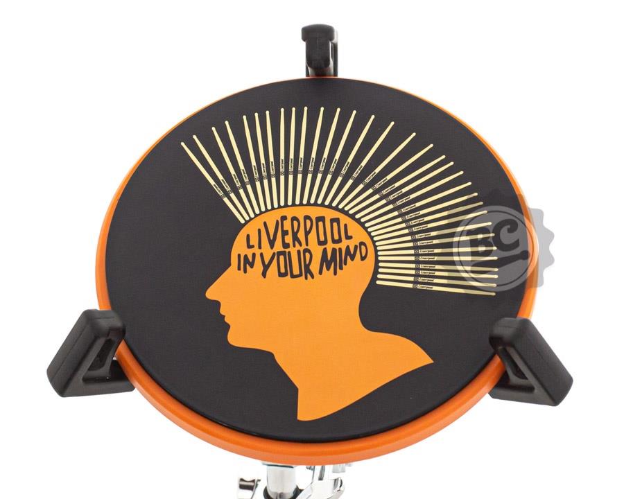 Pad de Estudo Liverpool na Cabeça 12" padrão clássico e top de linha padrão Meinl e Zildjian (11589)