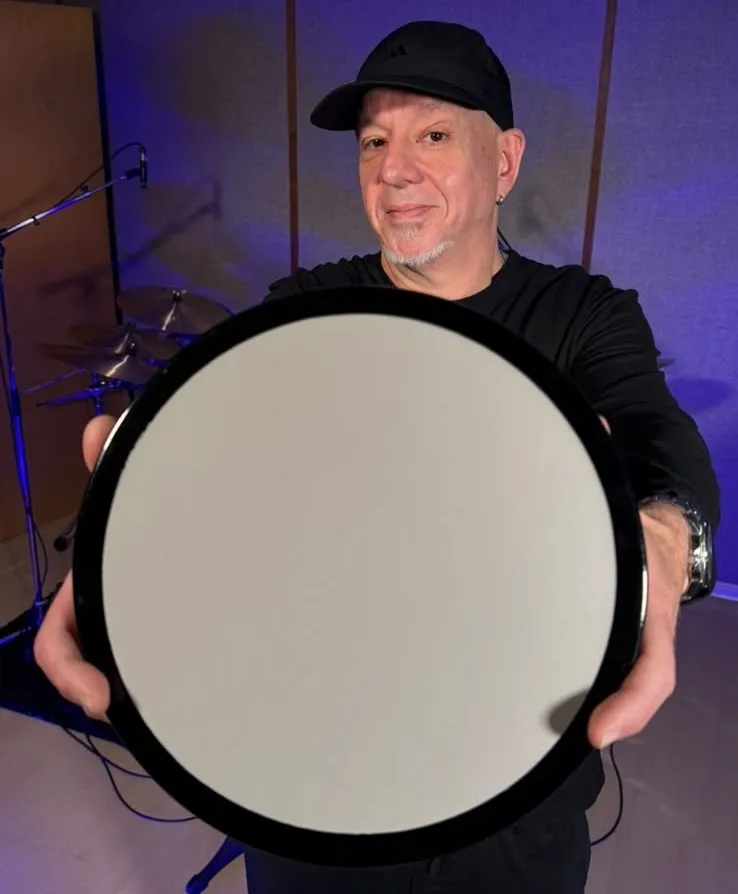 Pad de Estudo Torelli Flexpad 13" Signature Cuca Teixeira com 2 superfícies em silicone e borracha TPE569