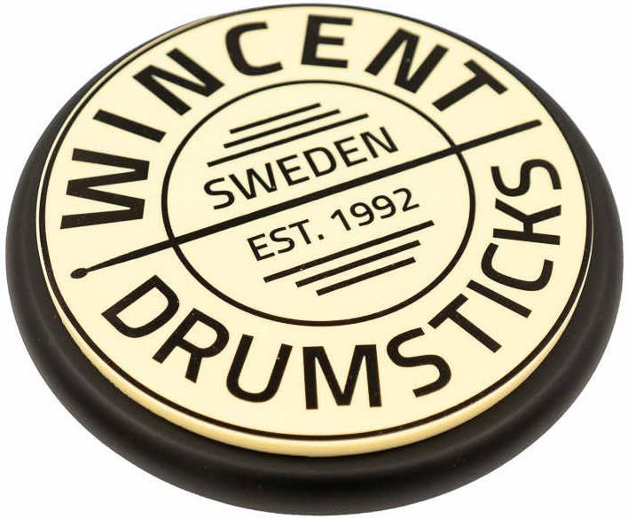 Pad de Estudo Wincent Round Logo 06" Training Pad W-6RLP com rosca inferior para fixação