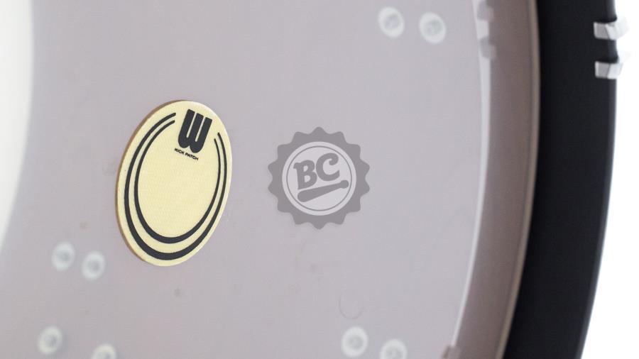 Pad Kick de Bumbo Williams Kevlar WSKV-YL Heavy Kick Patch compatível com pedal simples
