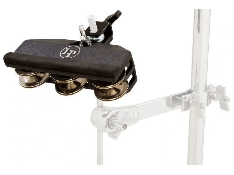 Pandeirola e Bloco Sonoro LP Jam Tamb LP1207-T para fixar no chimbal ou em clamps