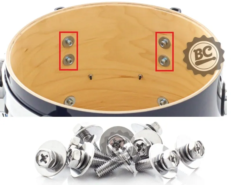 Parafuso Spanking by Zellmer Profire M5x16 kit com 10 unidades internos de canoa para a maioria das marcas (643)