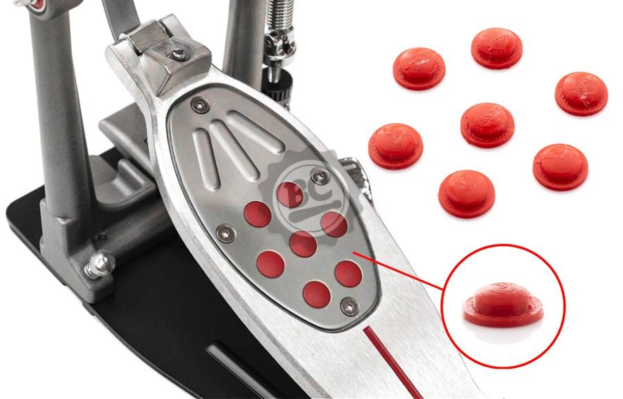 Pastilha para Pedal Pearl Eliminator e Demon Drive D-Tuner Red NP-283N/7 Traction Grip DT16