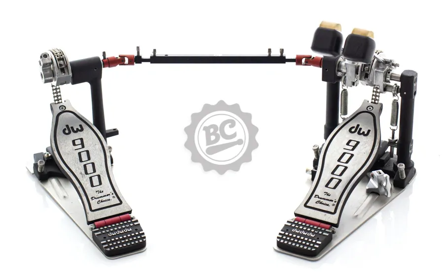 Pedal Duplo DW 9000 Double Chain DWCP9002 Infinite Adjustable Cam com Bag (Seminovo)