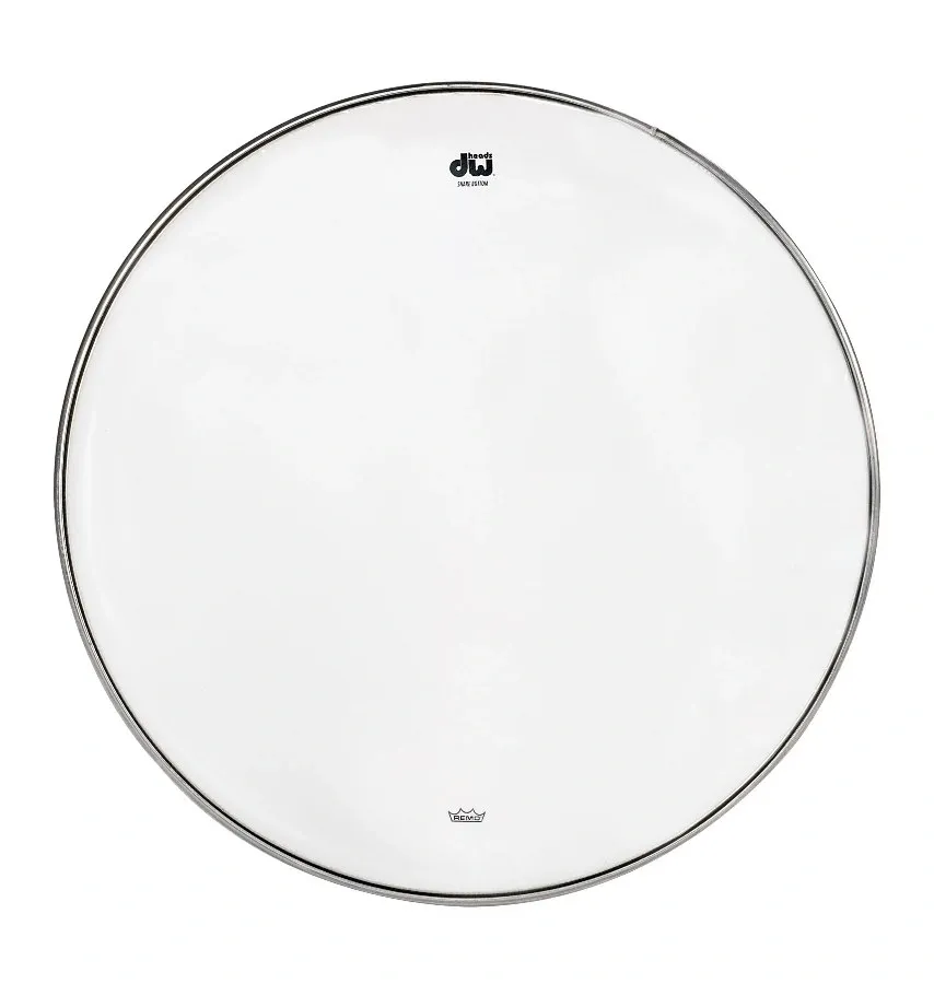 Pele DW by Remo Ambassador Clear 16" Transparente (Saldão) Filme Único Resposta ou Batedeira
