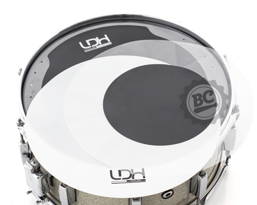 Pele Luen LDH One Custom Play CT 13" Black Porosa com 2 filmes de pele extra para mudar o som (98091PT)