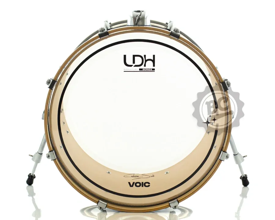Pele Luen LDH Signature Cléverson Silva One Voic Clear Bass 20" filme único de bumbo com muffle (98527MR)