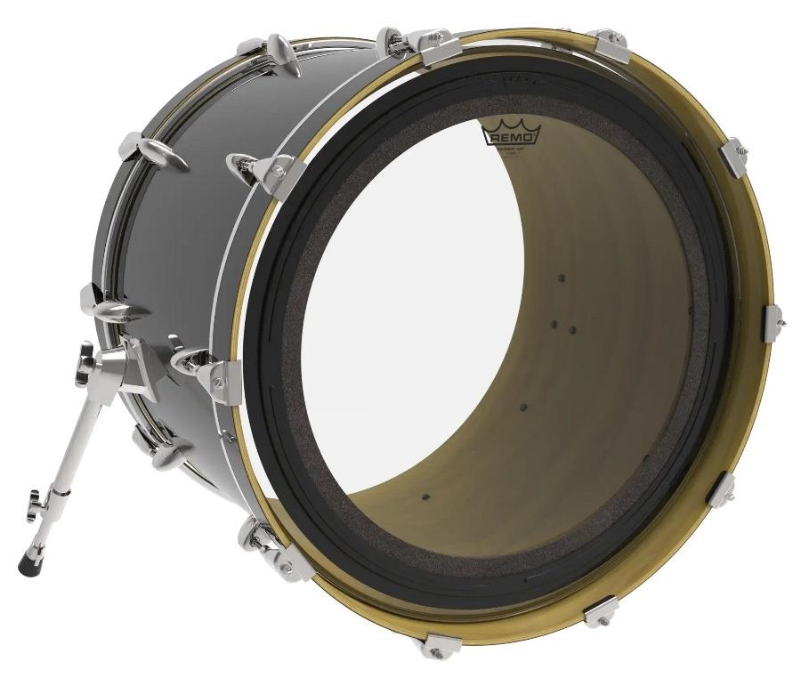 Pele Remo Emperor SMT Clear 20" Sub Muffle Technology com abafador ajustável em espuma (16133)