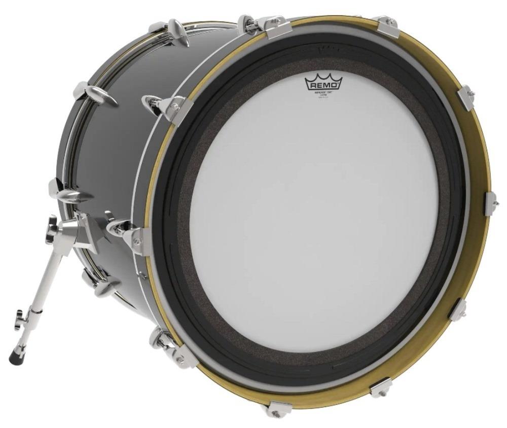 Pele Remo Emperor SMT Coated 18" Porosa Sub Muffle Technology com abafador ajustável em espuma (16135)