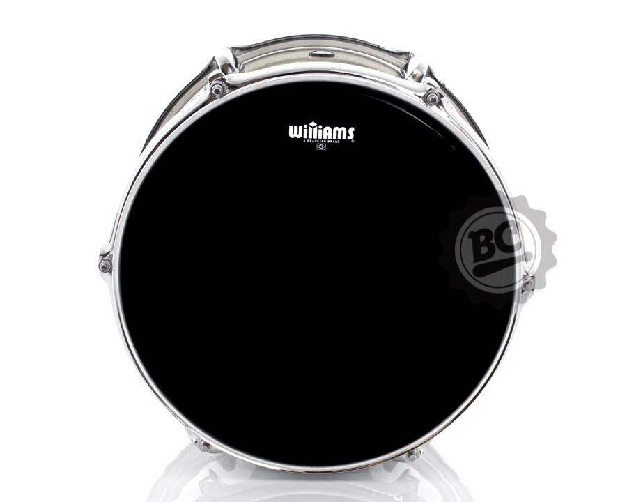 Pele Williams WS1 Black 10" preta filme único tipo Ebony WS1-10MIL-10 resposta ou batedeira