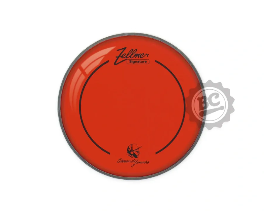 Pele Zellmer Signature Alexandre Fininho Red Clear 08" filme duplo vermelha mais fina (1742)